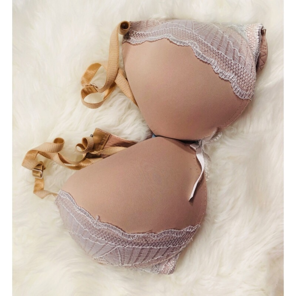 Victoria’s Secret Pushup Beige Bra✨34C!